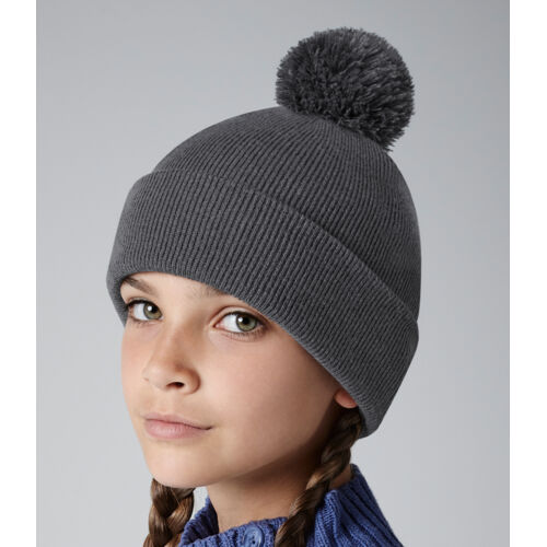 Beechfield Kids Original Pom Pom Beanie Thumbnail