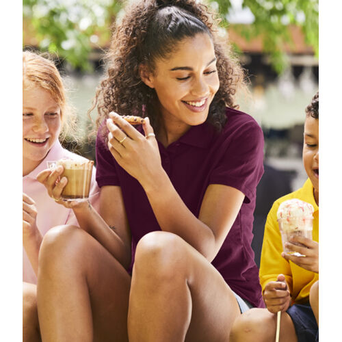 Fruit of the Loom Lady Fit Piqué Polo Shirt Thumbnail