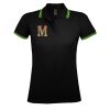 SOL'S Ladies Pasadena Tipped Cotton Piqué Polo Shirt Thumbnail